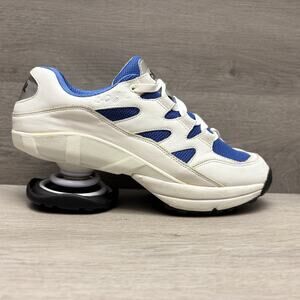 Z-Coil Freedom Walking Shoes White Leather Spring Heel Orthopedic Sneaker Men 11